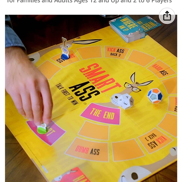 Smart Ass family game Think fast be the first one to answer NWOT - Picture 6 of 7